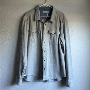 Outerknown Gray Button-Up Shirt